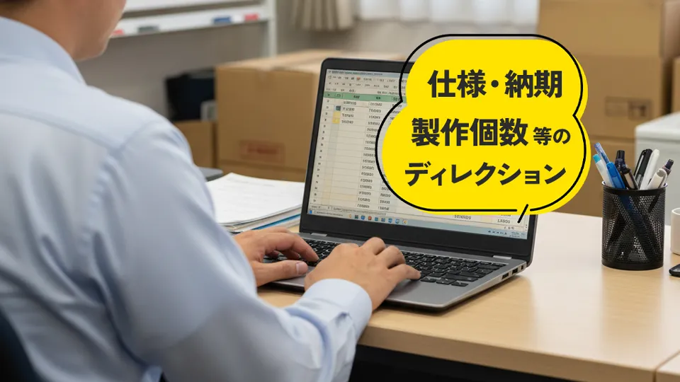 外注先手配・製作管理